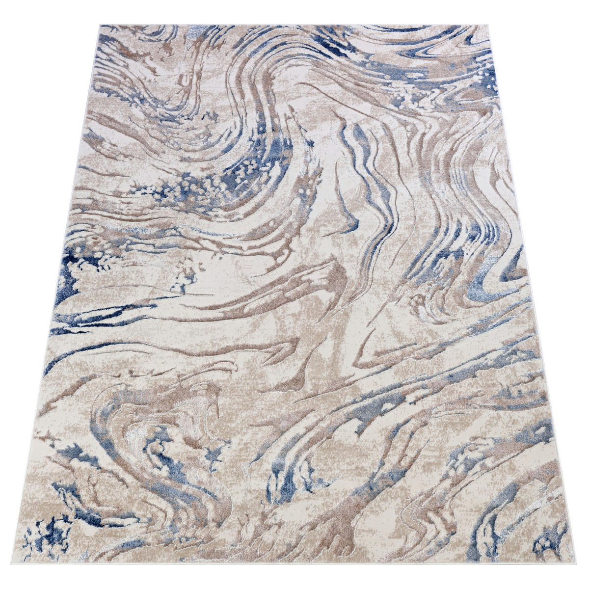 TEPPICH COMO Blau 140/200 cm - Blau, Kunststoff (140/200cm) - Tapiso