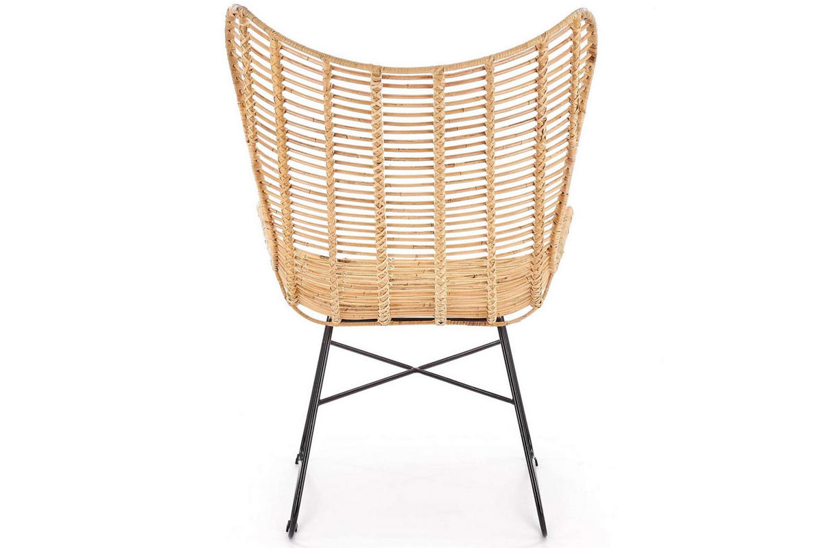 GARTENSESSEL ARDENS Boho, beige/schwarz - Beige/Schwarz, Kunststoff (103/70/69cm) - KONSIMO®