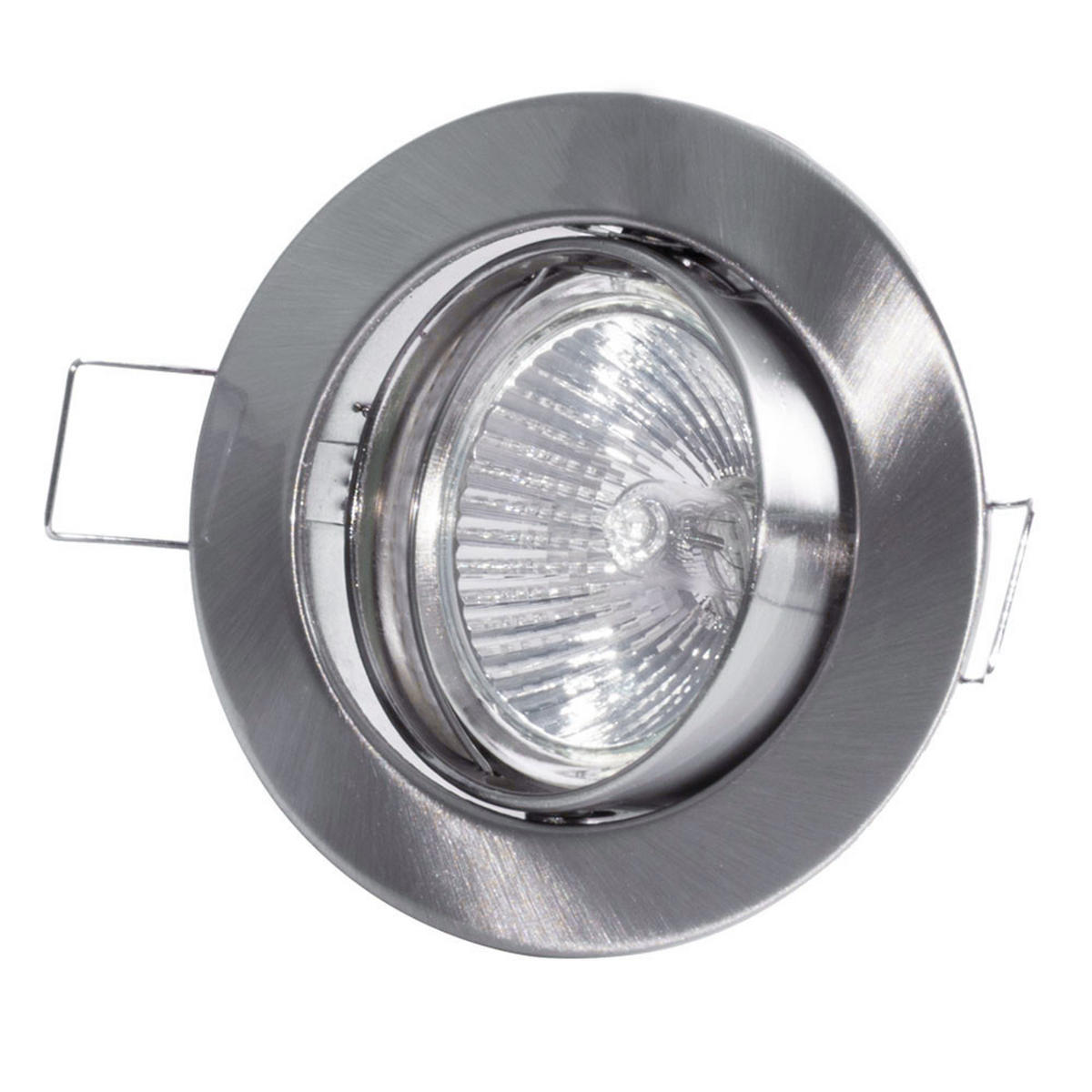 LED DECKENSPOT PREMIUM LINE Silber 4er Set - Silberfarben, Metall (8.3/8.3/6cm)