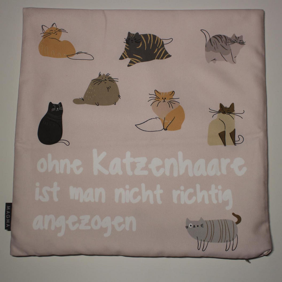 KISSENHÜLLE TIERISCH - Hellrosa, Textil (45/45cm) - Magma Heimtexx