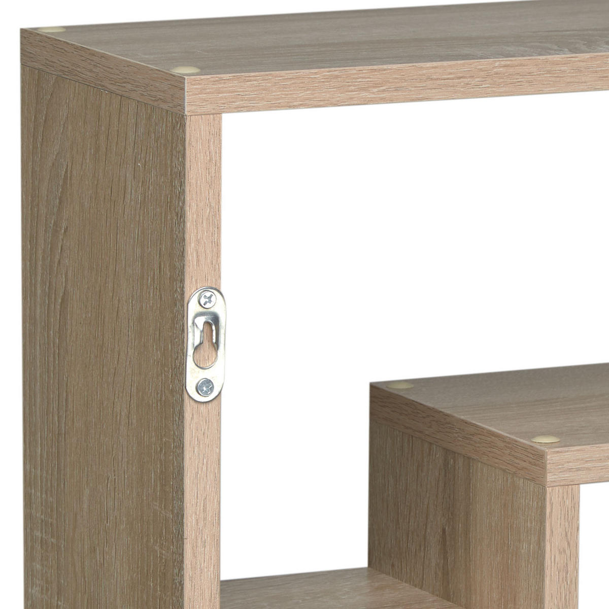 WANDREGAL Kassandra,85 x 48 x 16 cm,Holz hell, Eiche Sonoma - Eiche Artisan, Holz (48/16/85cm) - tectake