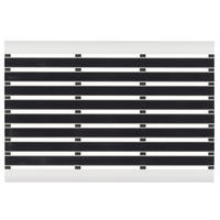 FUSSMATTE SAUBERLAUF ALUMINIUM KLEENY - Schwarz, Kunststoff (40/60cm) - Pergamon