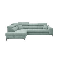 ECKSOFA mit elektrischer Wallaway-Funktion und vielseitigen Anpassungsmöglichkeiten - Blau, Textil (282/198cm) - ed exciting design