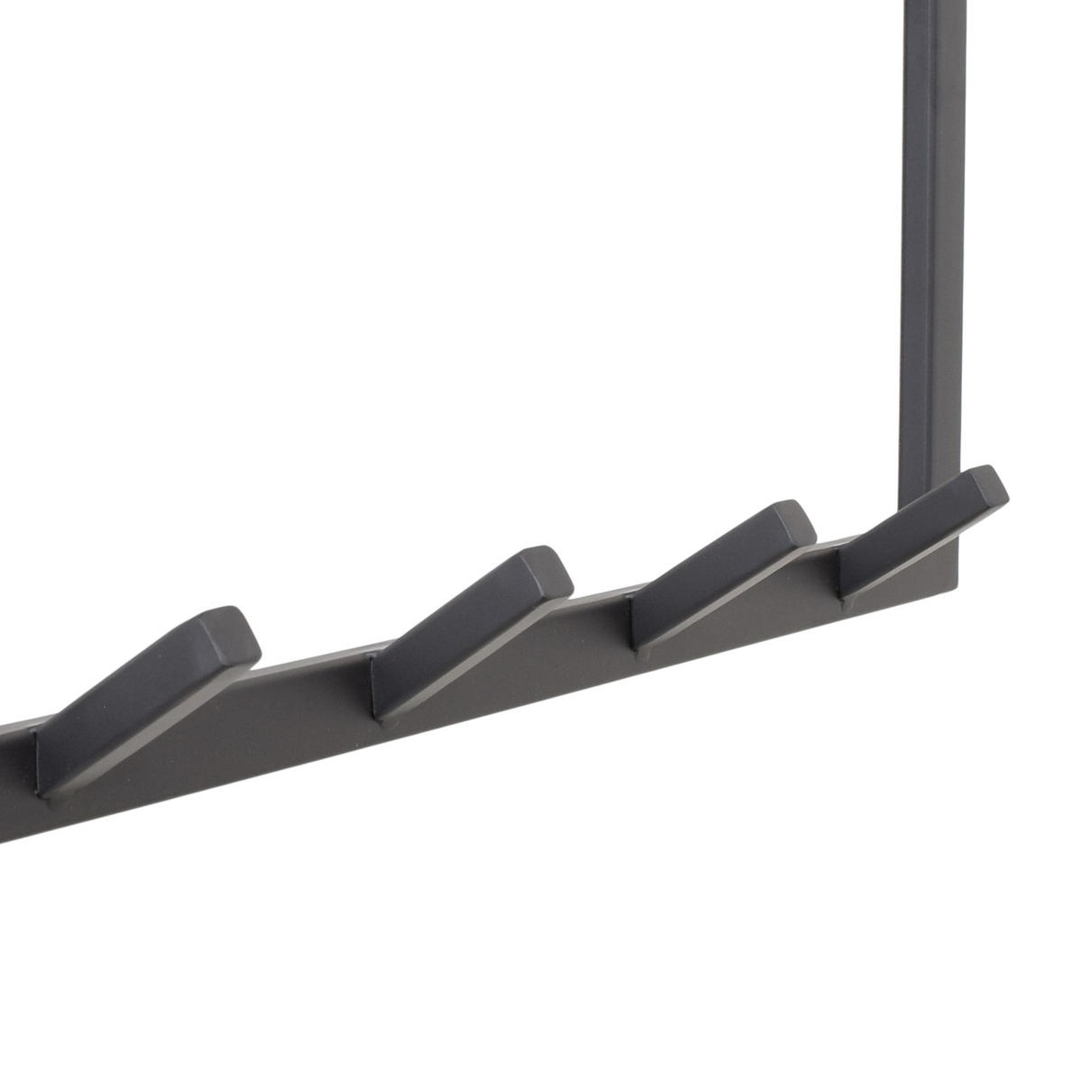 KLEIDERABLAGE Jaimy Schwarz - Schwarz, Metall (80/80/30cm) - LOFT42