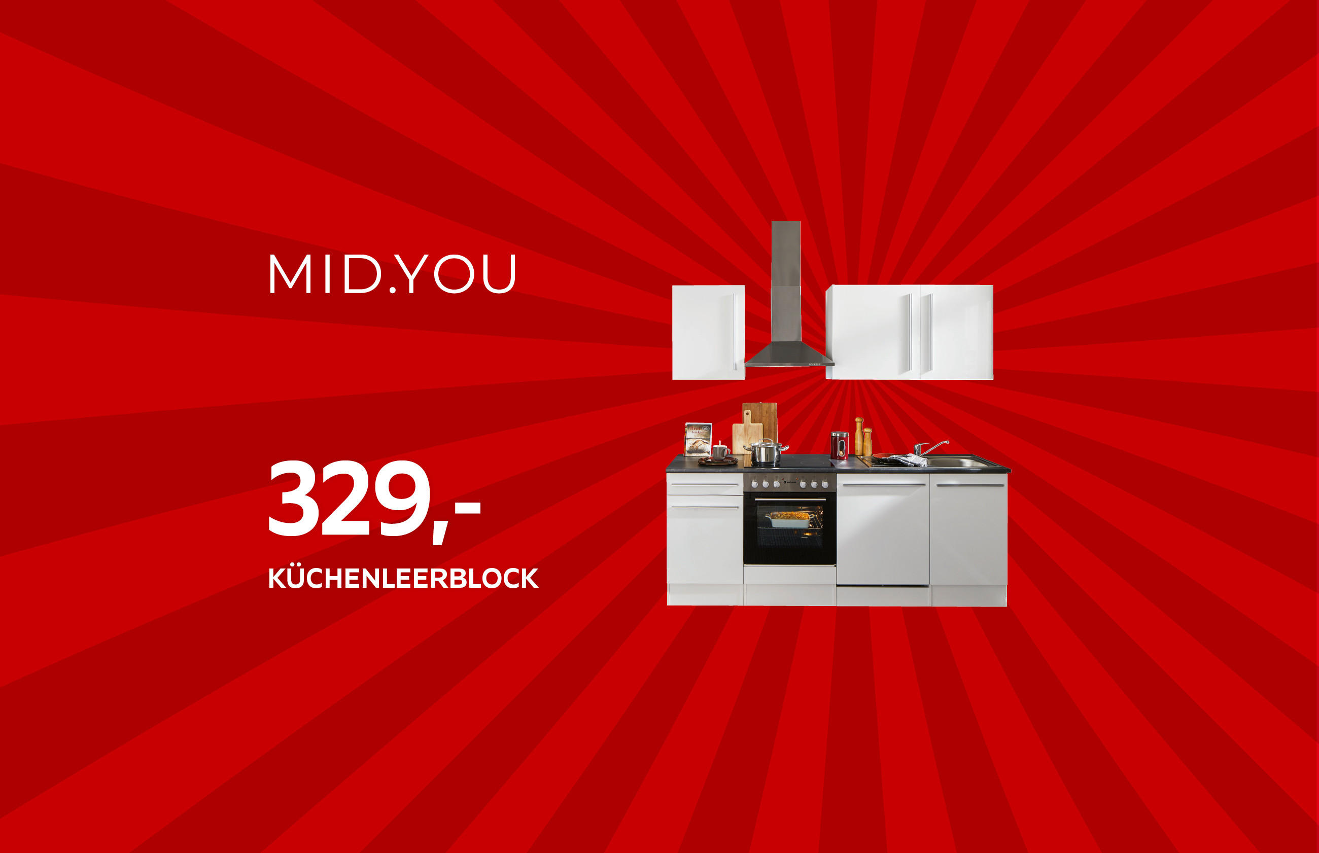 MID YOU - 329,- KÜCHENLEERBLOCK