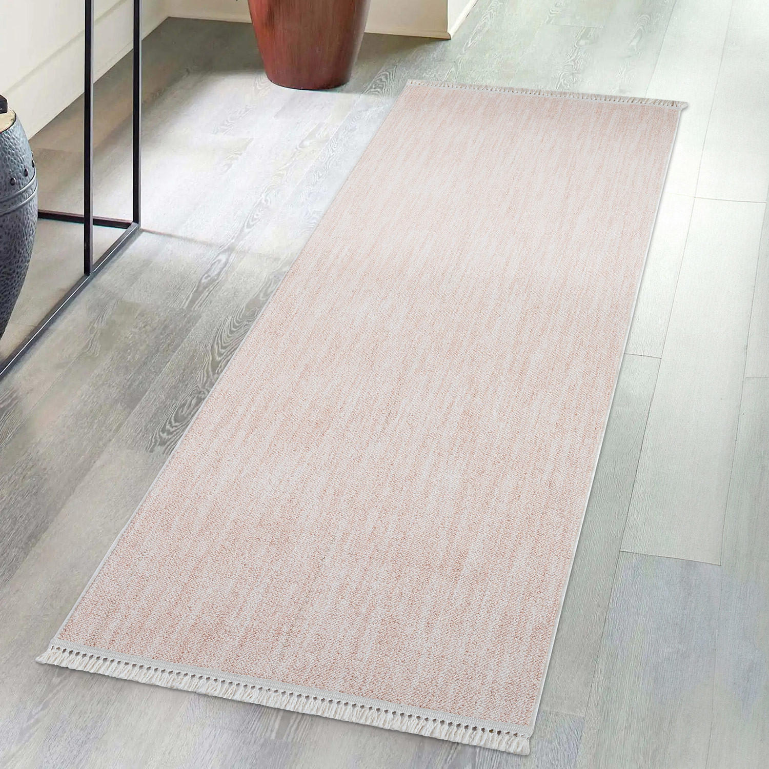 KURZFLOR-TEPPICH Clasico 0052 Rosa 80x300 cm - Rosa, Textil (80/300cm) - carpet city