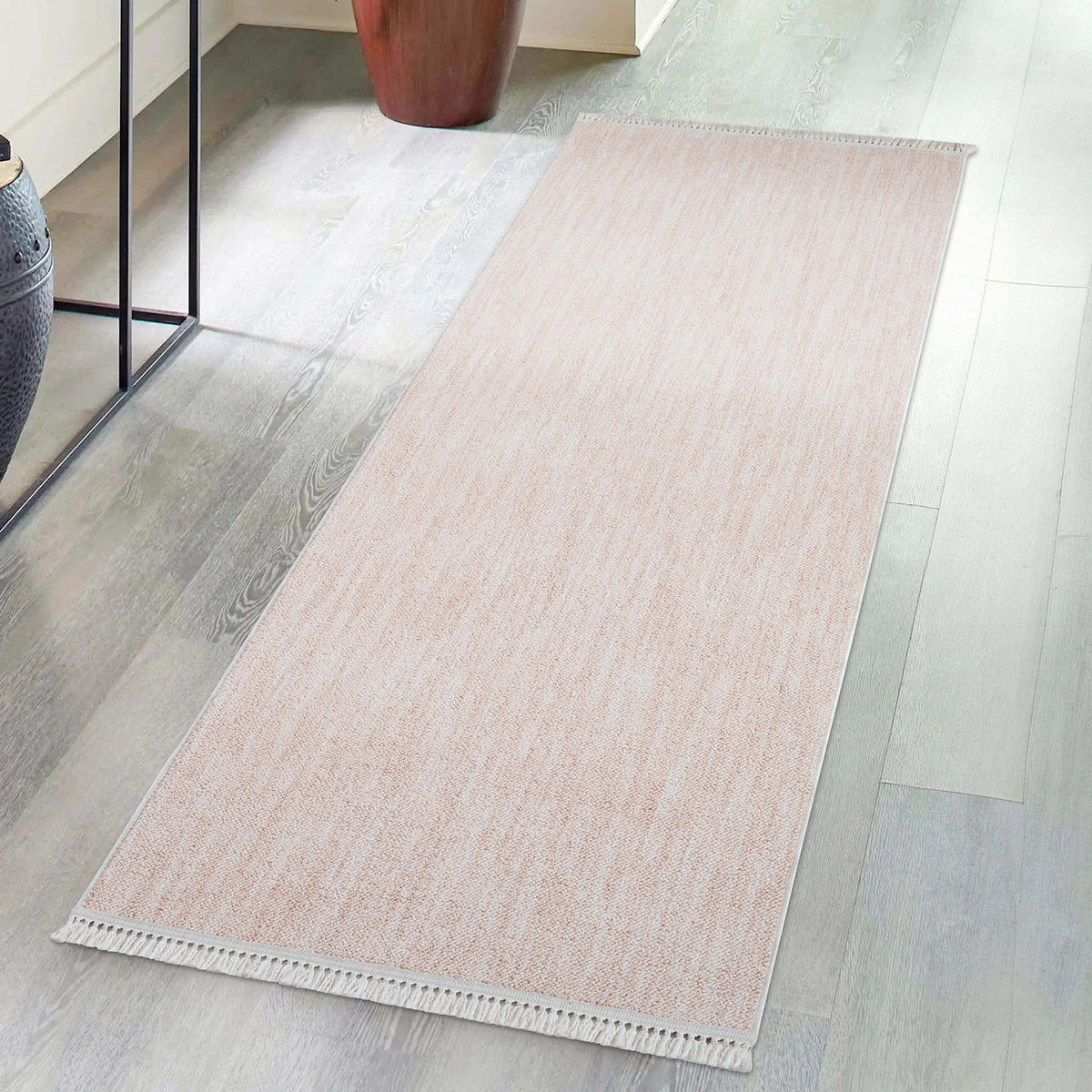 KURZFLOR-TEPPICH Clasico 0052 Rosa 80x300 cm - Rosa, Textil (80/300cm) - carpet city