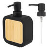 SEIFENSPENDER 300 ml, schwarz - Schwarz, Kunststoff (11/17/5cm) - eluno
