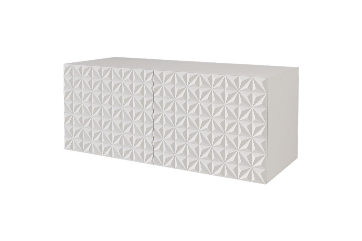 LOWBOARD VIRA-W 100x40x41 cm - Weiß - Weiß, Holzwerkstoff (100/40/41cm) - ALTDECOR