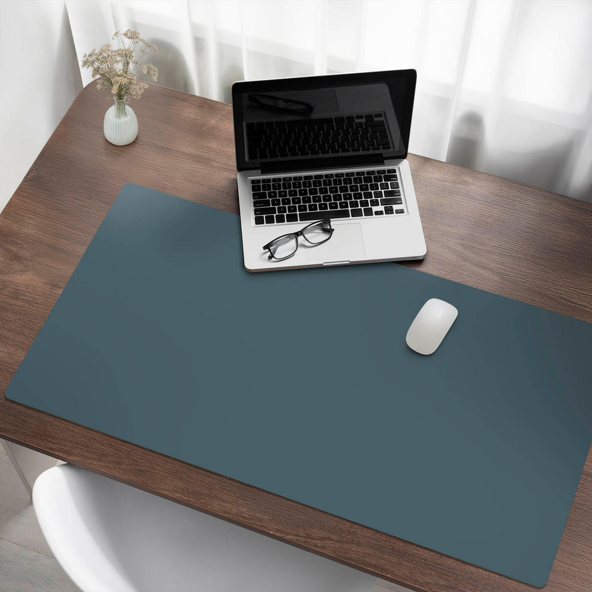 SCHREIBTISCHUNTERLAGE 120x60 cm Türkis - Mintgrün, Kunststoff (120/60/1.6cm) - Wallfluent