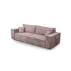 SCHLAFSOFA Sekwana Cappuccino (Poso 27) - Mokka, Textil (255/85/105cm) - Fedve