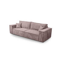 SCHLAFSOFA Sekwana Cappuccino (Poso 27) - Mokka, Textil (255/85/105cm) - Fedve