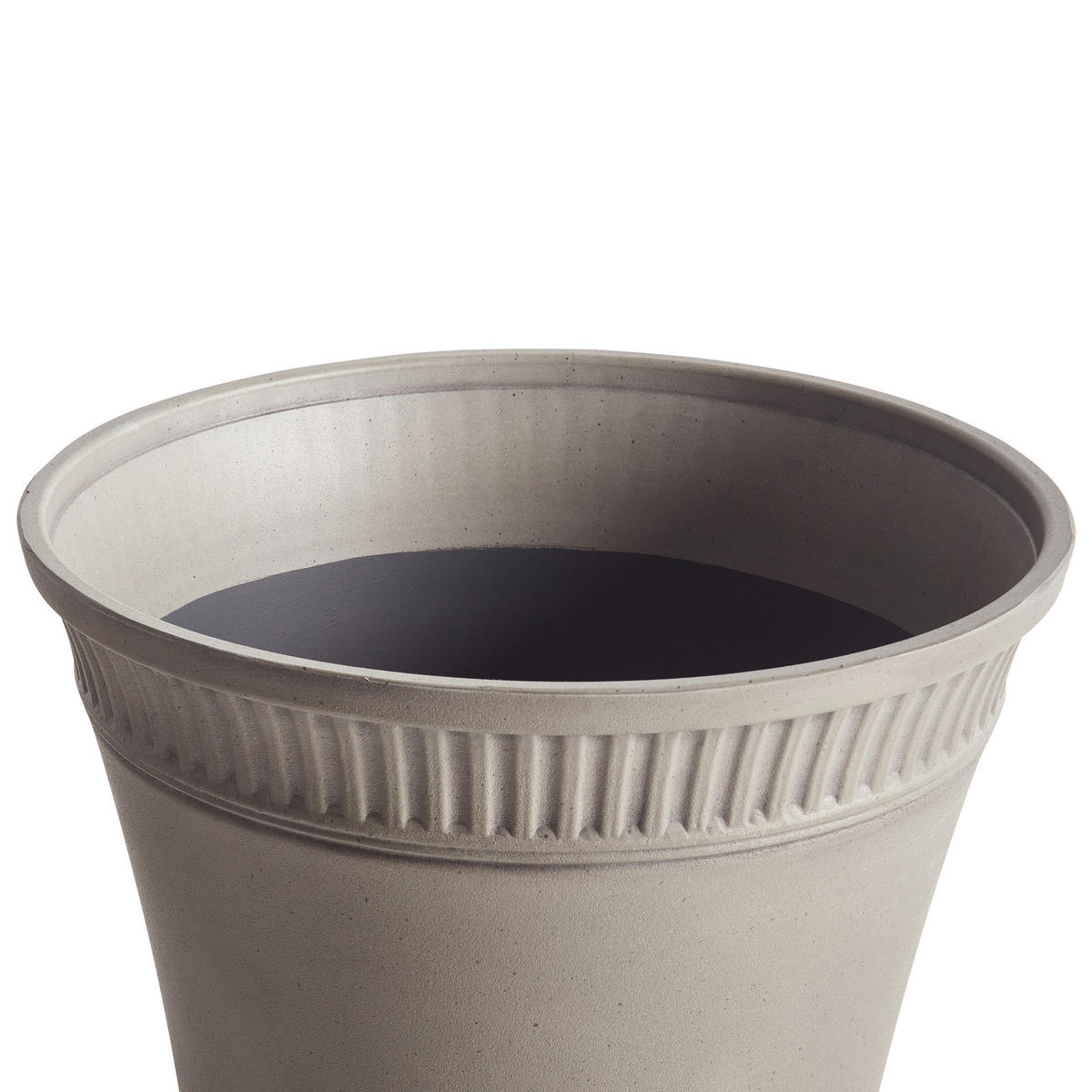 KORITO ZA ROŽE siva Cistus - siva, umetna masa (38cm) - Beliani