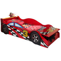 AUTOBETT Kalliope 175x48x78 aus MDF in Rot - Rot, Holzwerkstoff (70/140cm) - 58aufmkessel