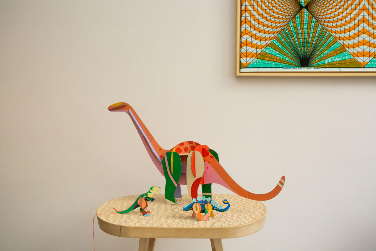 WANDSKULPTUR Bunt 14/35 cm - Multicolor, Wellpappe (14/35/57cm) - KUNSTLOFT