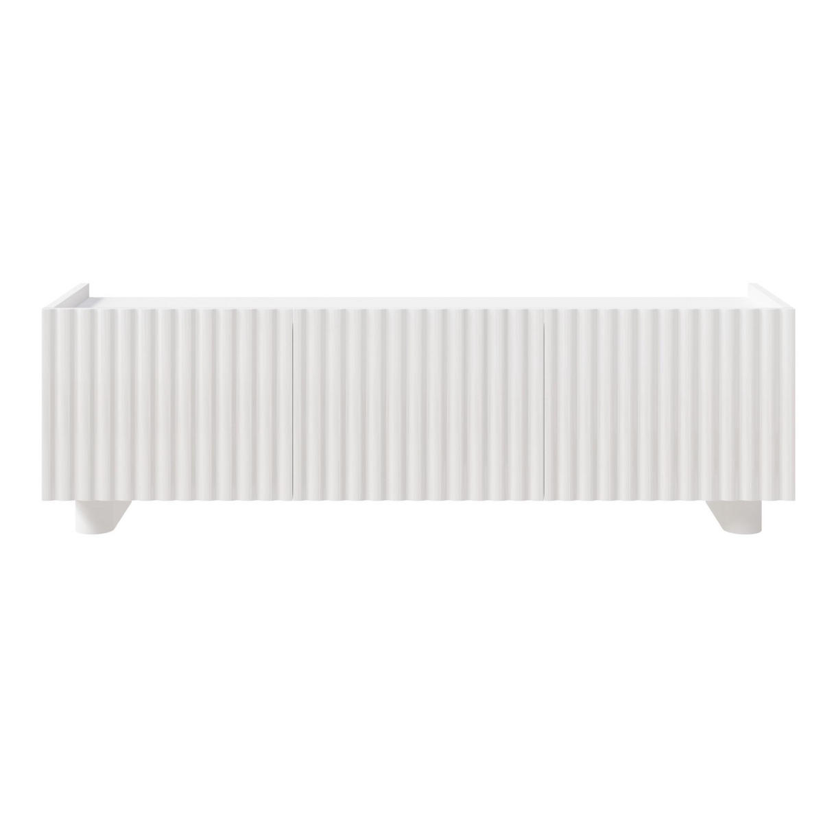 TV-LOWBOARD Fiorra Weiß Hochglanz, 144 cm - Weiß, Holzwerkstoff (144/49/38.3cm) - Selsey