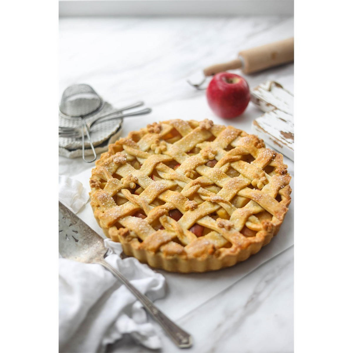 QUICHEFORM Silber 24/24/3 cm P03574 - Silberfarben, Metall (24/3/24cm) - Patisse 