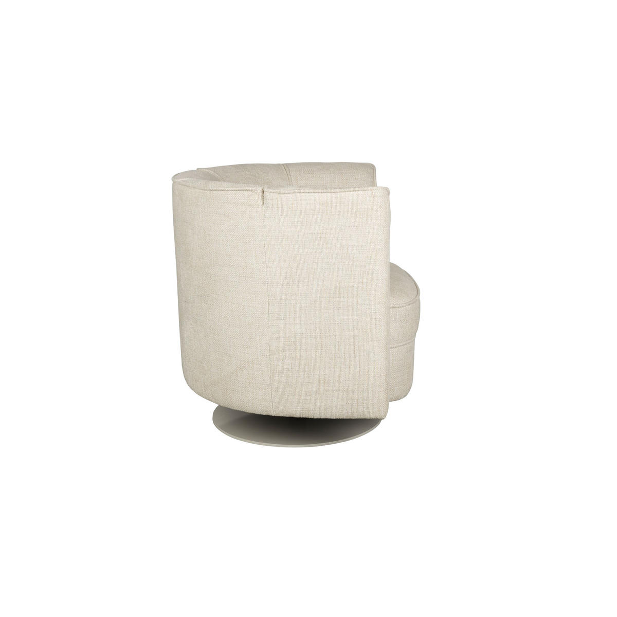 SESSEL Flower Drehbar Beige - Beige, Textil (86/76/74cm) - Dutchbone