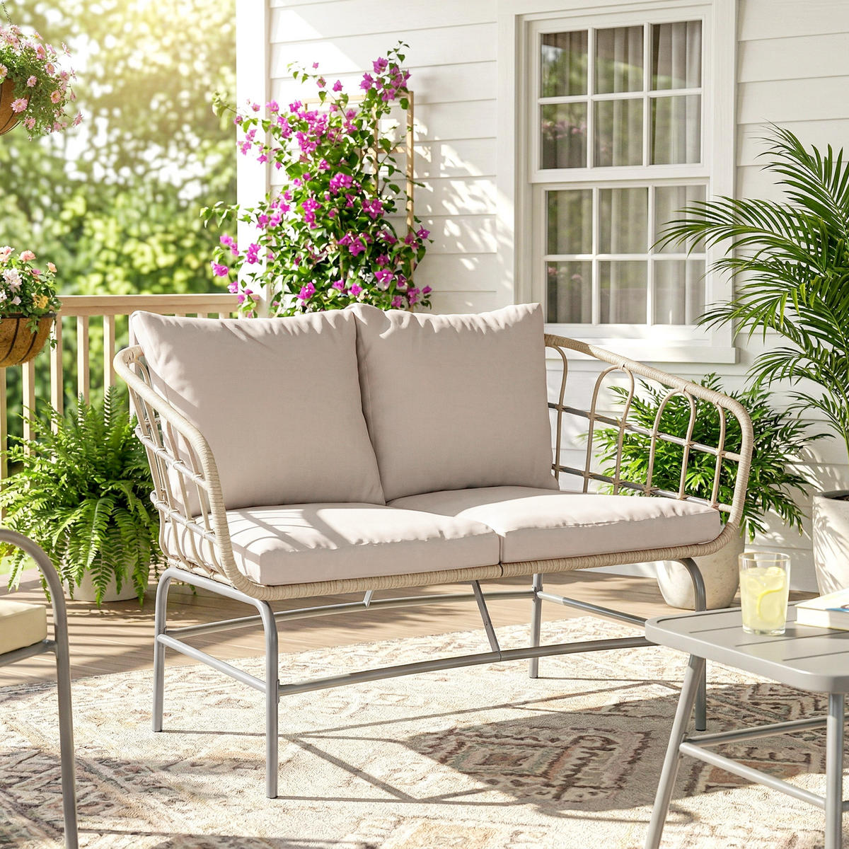 GARTENBANK DE-13535 Braun - Braun, Metall (120/79/67cm) - ComfortXL