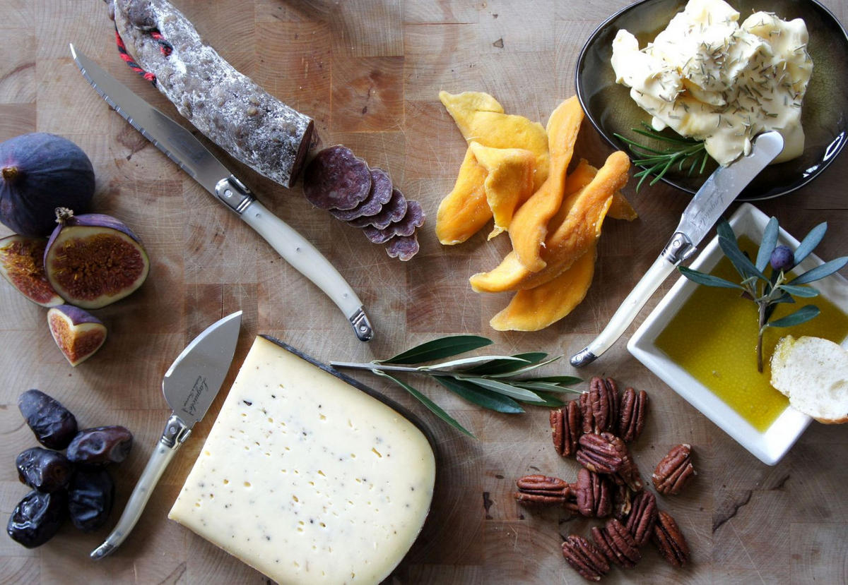 STEAKMESSER Premium Line Perlmutt 6 Stücke - Creme, Metall (24cm)