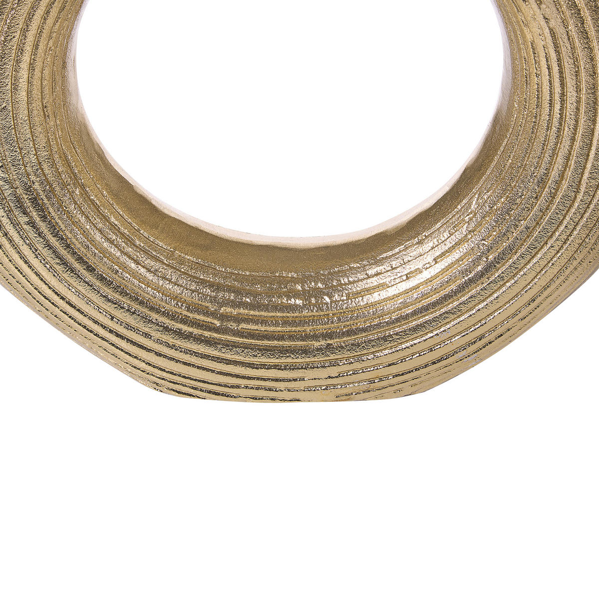 DEKOVASE Aluminium gold Comal - Goldfarben, Metall (40cm) - Beliani