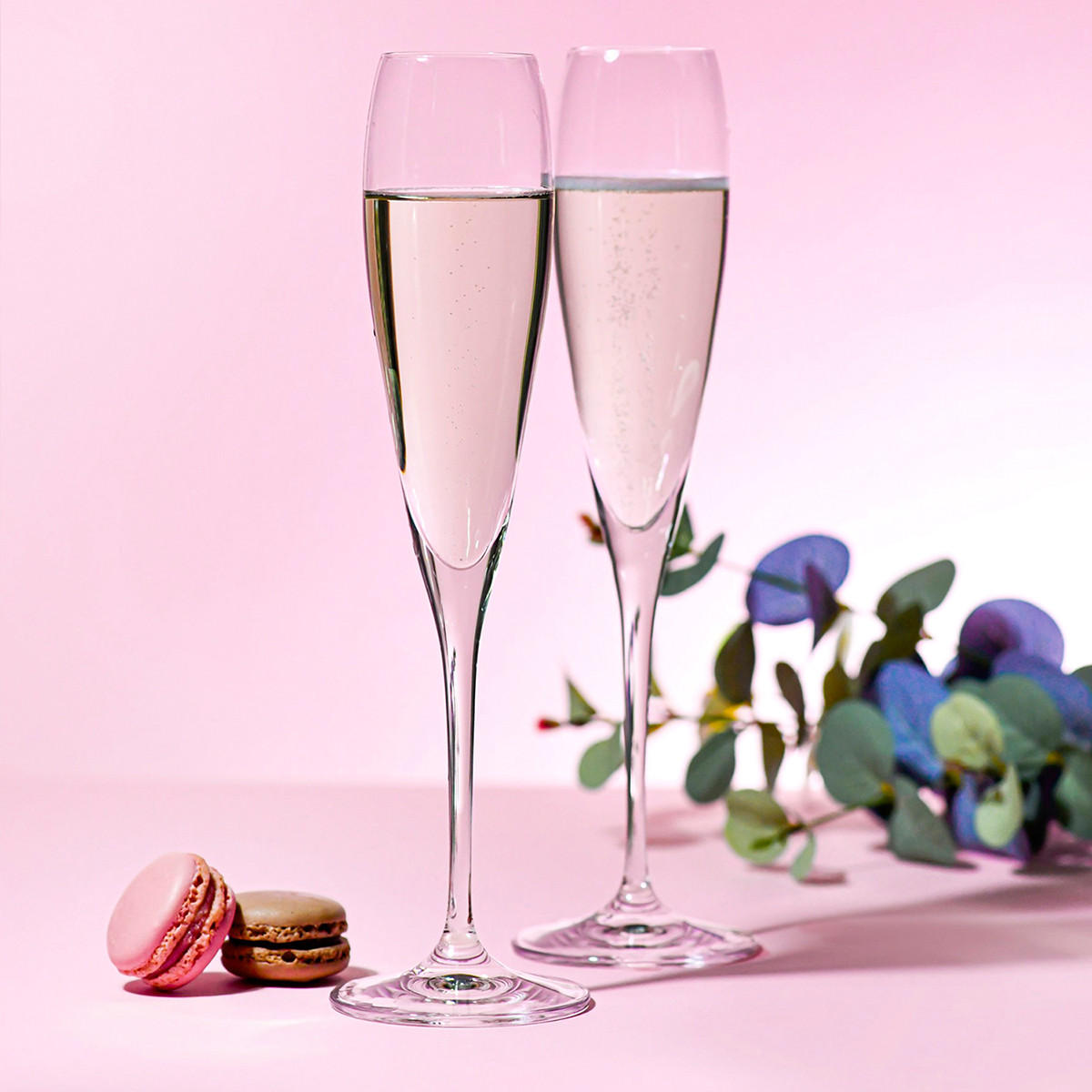 SEKTGLÄSER Perla, 4er-Set, 170 ml - Transparent, Glas (0.17L) - Krosno Glass