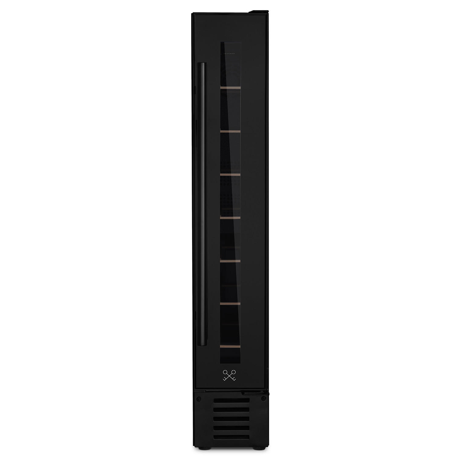 Les Petits Champs Weinkühlschrank Schwarz 15.2x87.7x47.5 cm