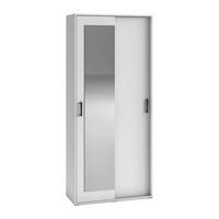MODERNÍ PŘEDSÍŇOVÁ SKŘÍŇ BENVENO, 90/21040, bílá - bílá, kompozitní dřevo (90/210/40cm) - MASSENO