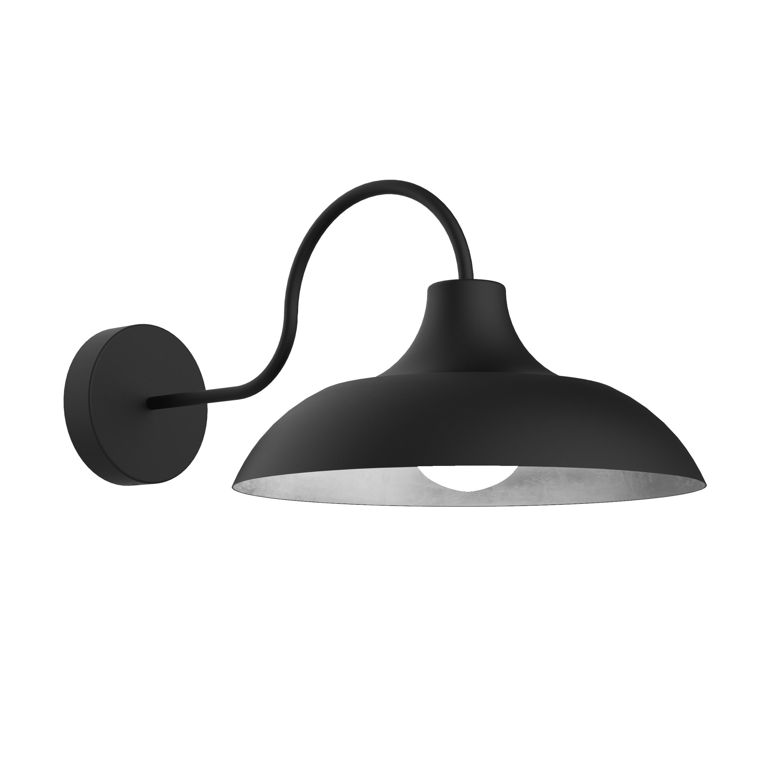 WANDLEUCHTE - Schwarz, Metall (30/21.5/47.5cm) - Lumicom