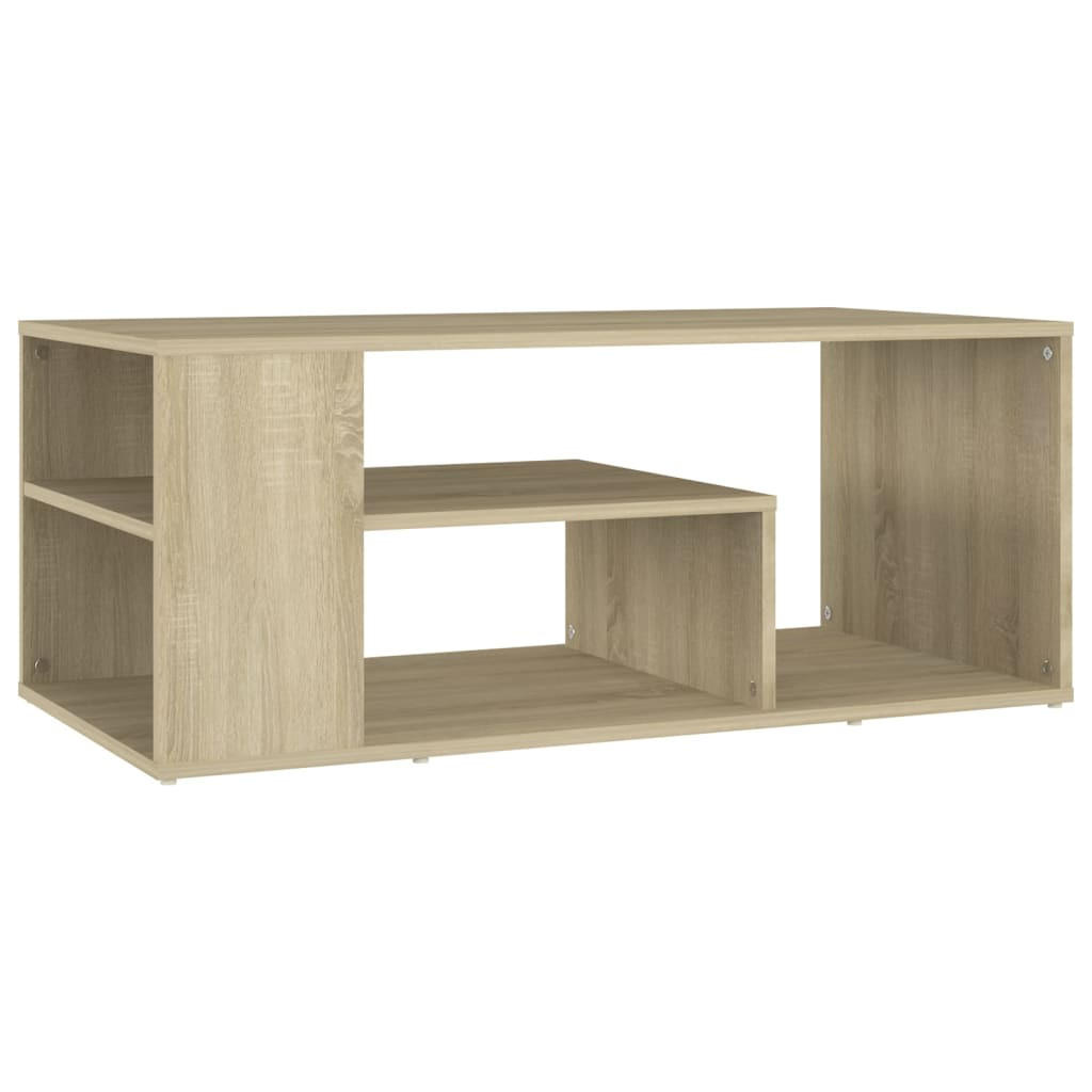 COUCHTISCH Sonoma-Eiche 100x50x40 cm Holzwerkstoff - Hellbraun, Holzwerkstoff (50/100/40cm) - furnicato
