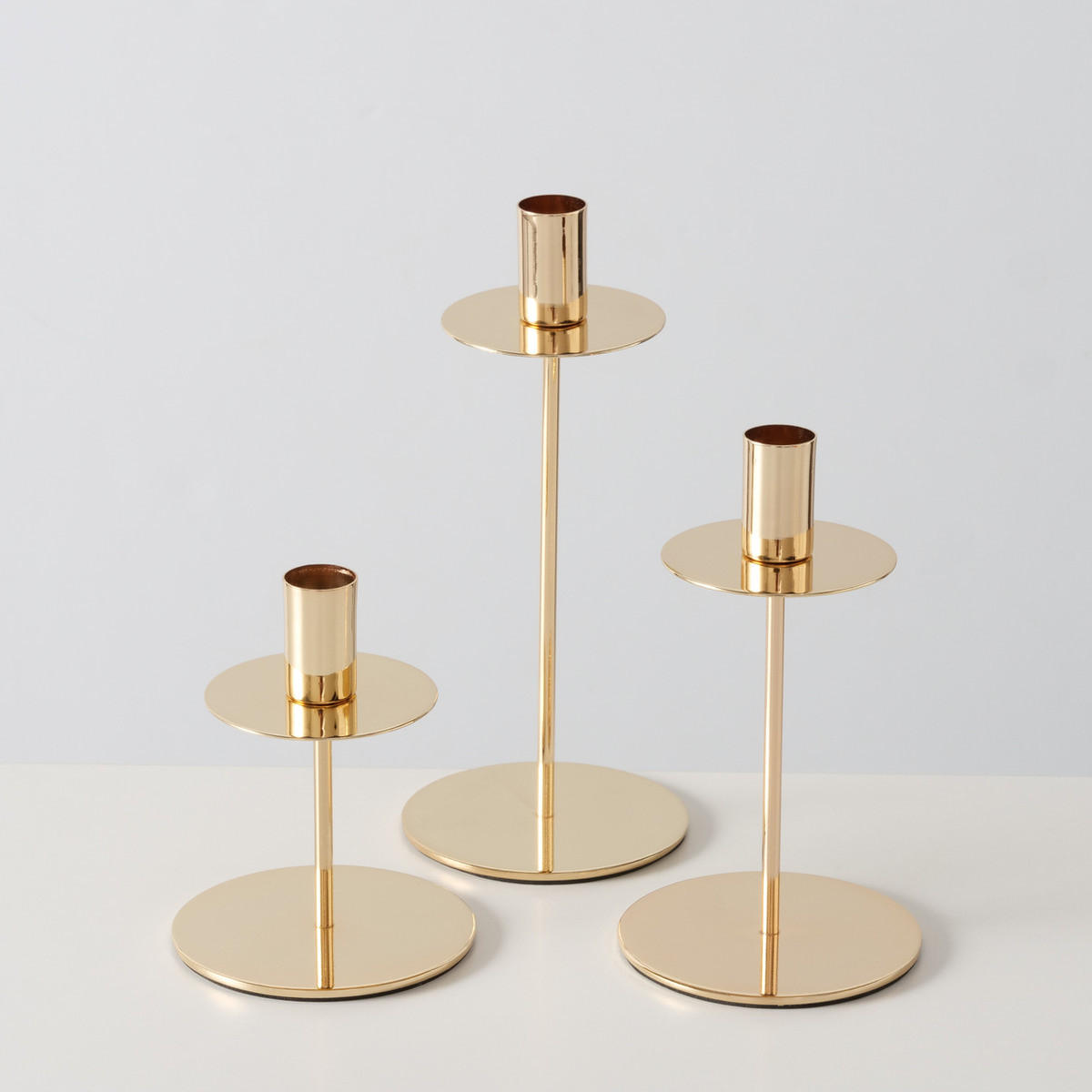 KERZENSTÄNDER Metall Phoenix 13/23 cm - Goldfarben, Metall (10/23/10cm) - Boltze Home