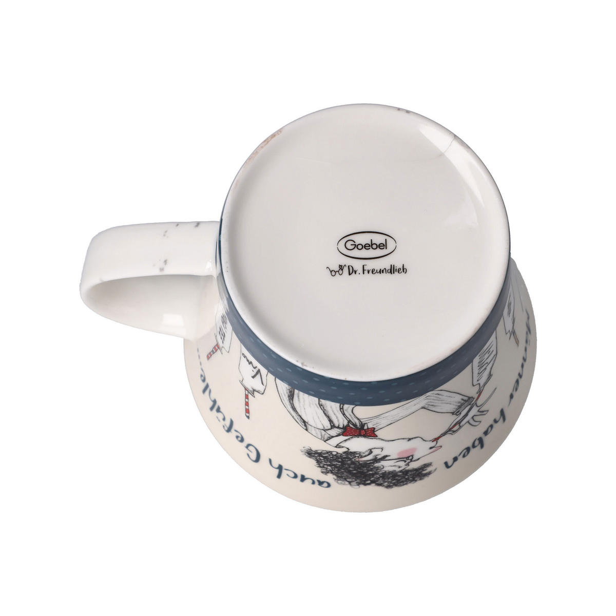 TEETASSE Barbara Freundlieb - Männer haben Gefühle, Fine Bone China, Bunt, 350 ml - Multicolor, Keramik (0.35L) - Goebel