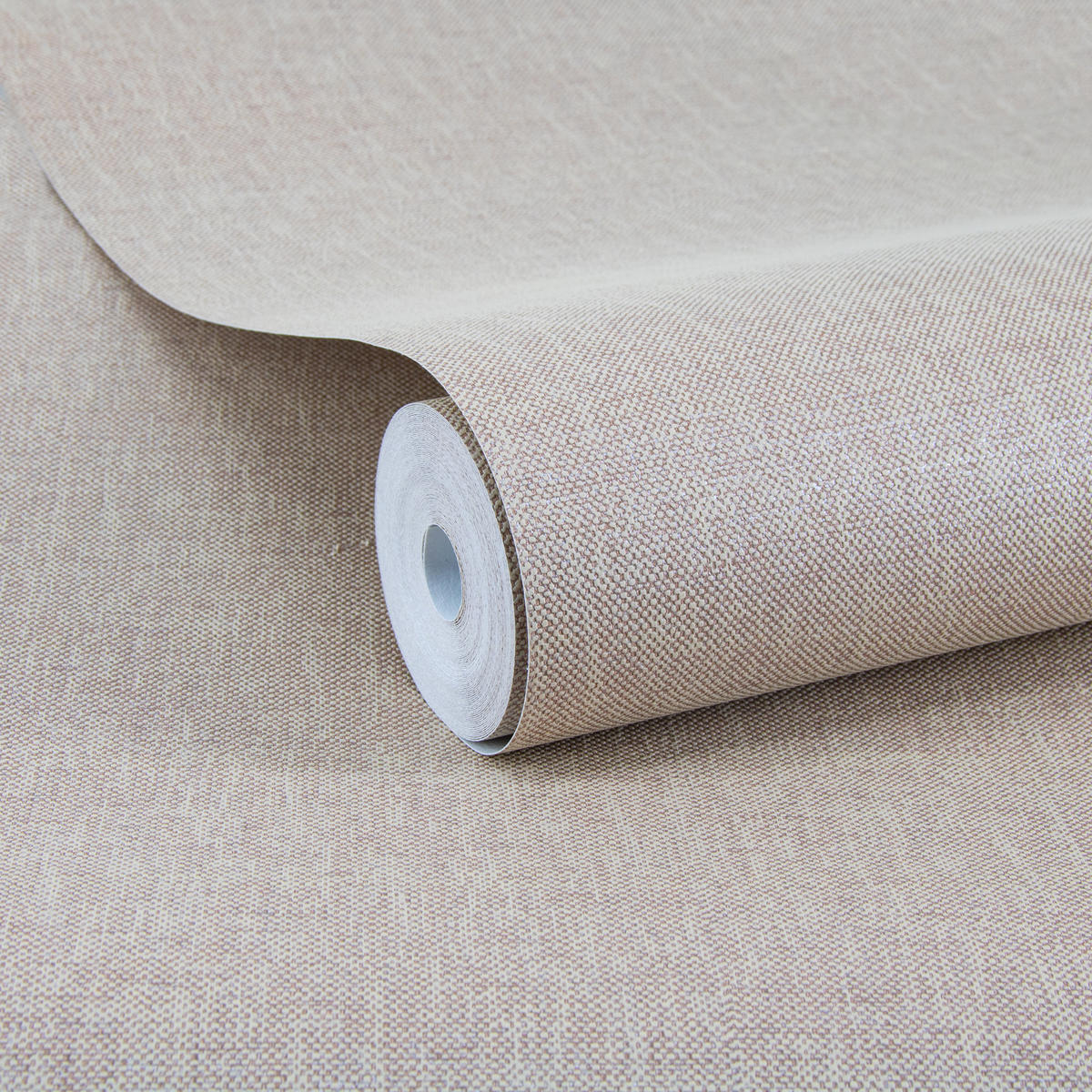 VLIESTAPETE - Leinen Schimmer Soft Brown - Braun, Papier/Kunststoff (52/1000cm) - Superfresco Easy