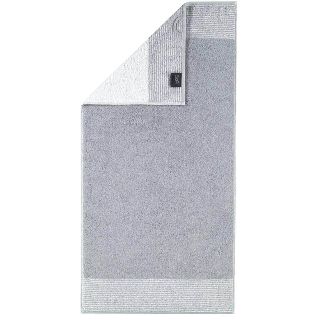 HANDTUCH Unisex Luxury Home C Two-Tone Grau Baumwolle 10er Pack - Platinfarben, Naturmaterialien (200/135cm) - Cawoe