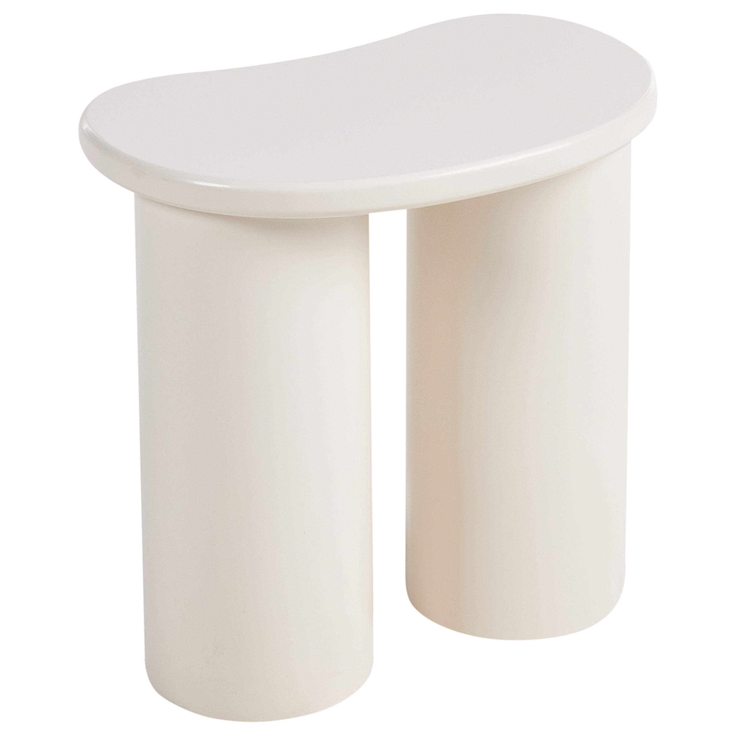 BEISTELLTISCH Weiß Inglis - Weiß, Holzwerkstoff (25/41/40cm) - Beliani