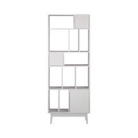 BÜCHERREGAL Weiß 29,5/70/187 cm - Weiß, Holzwerkstoff (70/187/29.5cm) - Mobili Rebecca