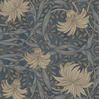 VLIESTAPETE - Jolie Blue - Blau, Papier/Kunststoff (53/1000cm) - Sublime