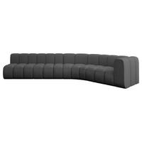 ECKSOFA modulares Sofa Karex-L2 - 399x194x70 cm Grau - Grau, Holzwerkstoff/Textil (399/194cm) - ALTDECOR