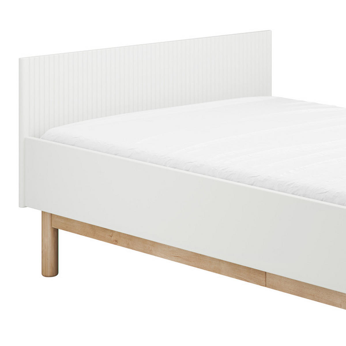 POSTEL 90/200 Miloo Bílá - bílá, kompozitní dřevo (90/200cm) - Petits-meubles