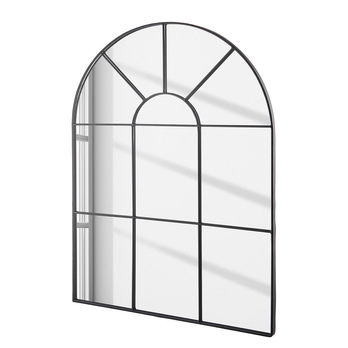 FENSTERSPIEGEL Finestra - Schwarz, Glas (50/70/2cm) - Butlers