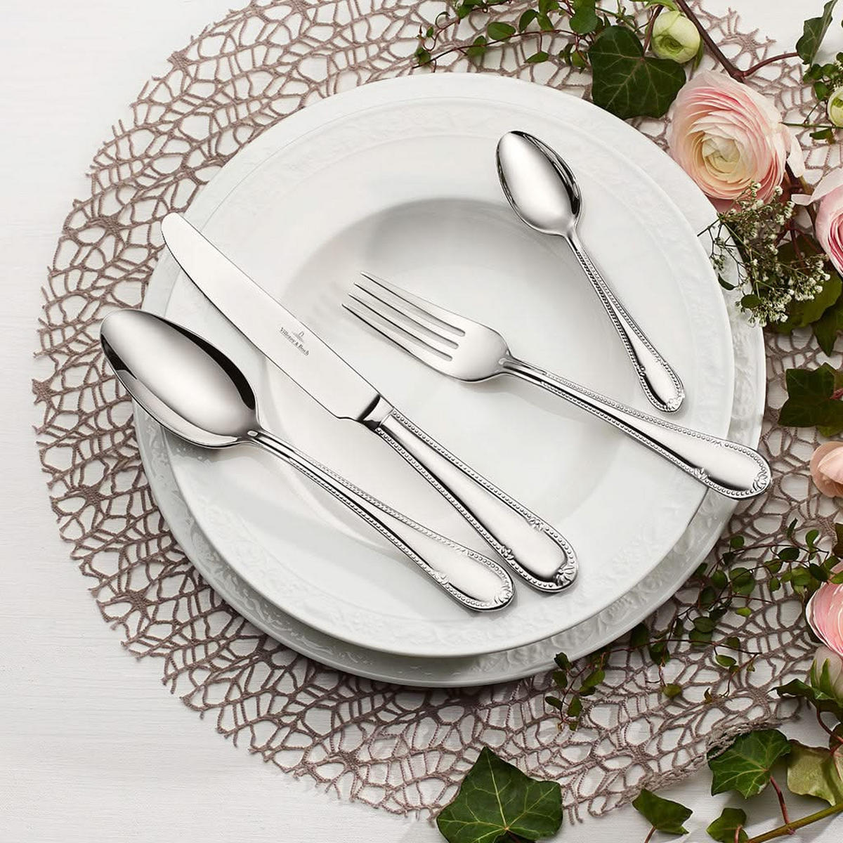 TAFELBESTECK Mademoiselle silber - Silberfarben, Metall - Villeroy & Boch