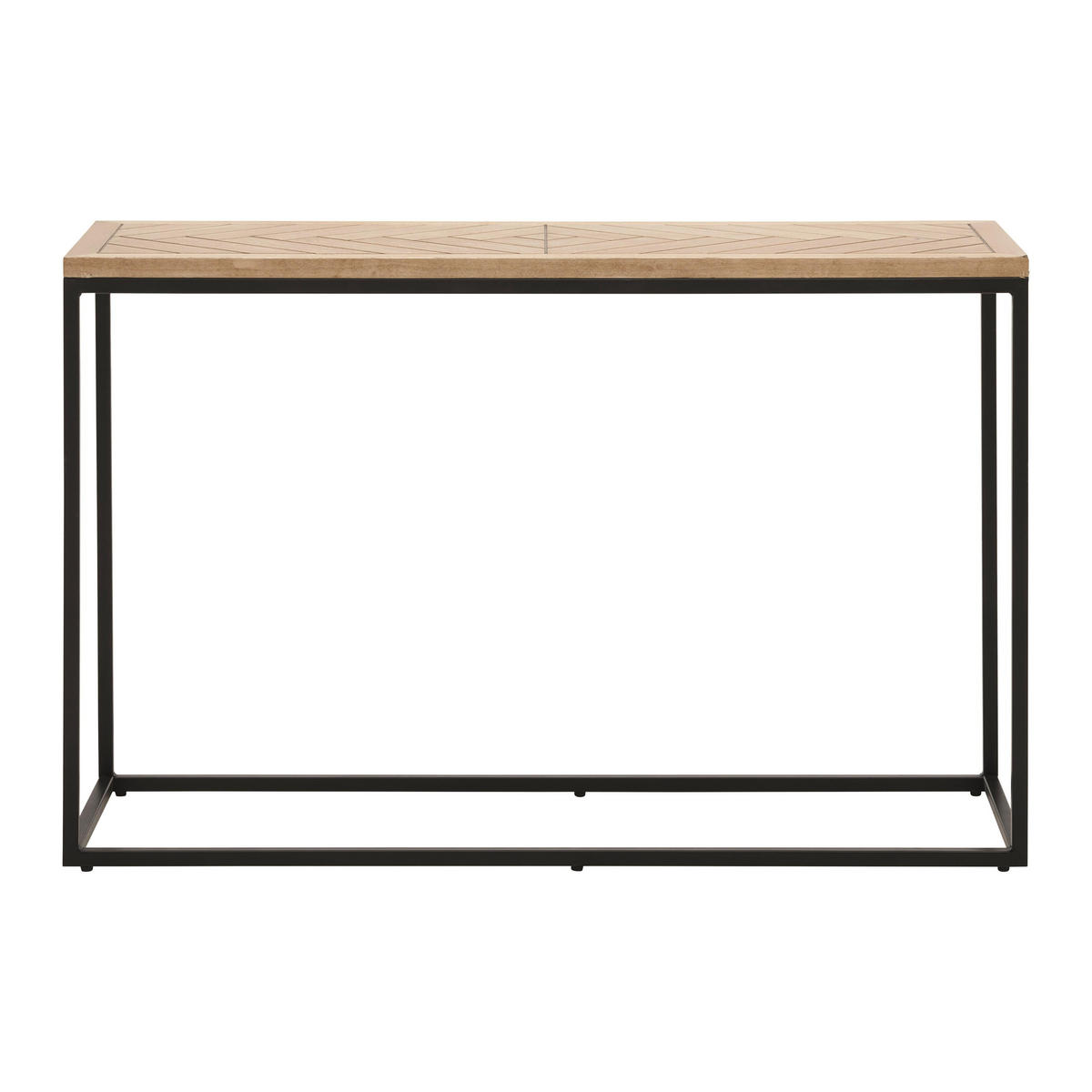 KONSOLENTISCH Catalina Eichefarben/Schwarz - Eichefarben, Holz (76/120/40cm) - Bessagi Home