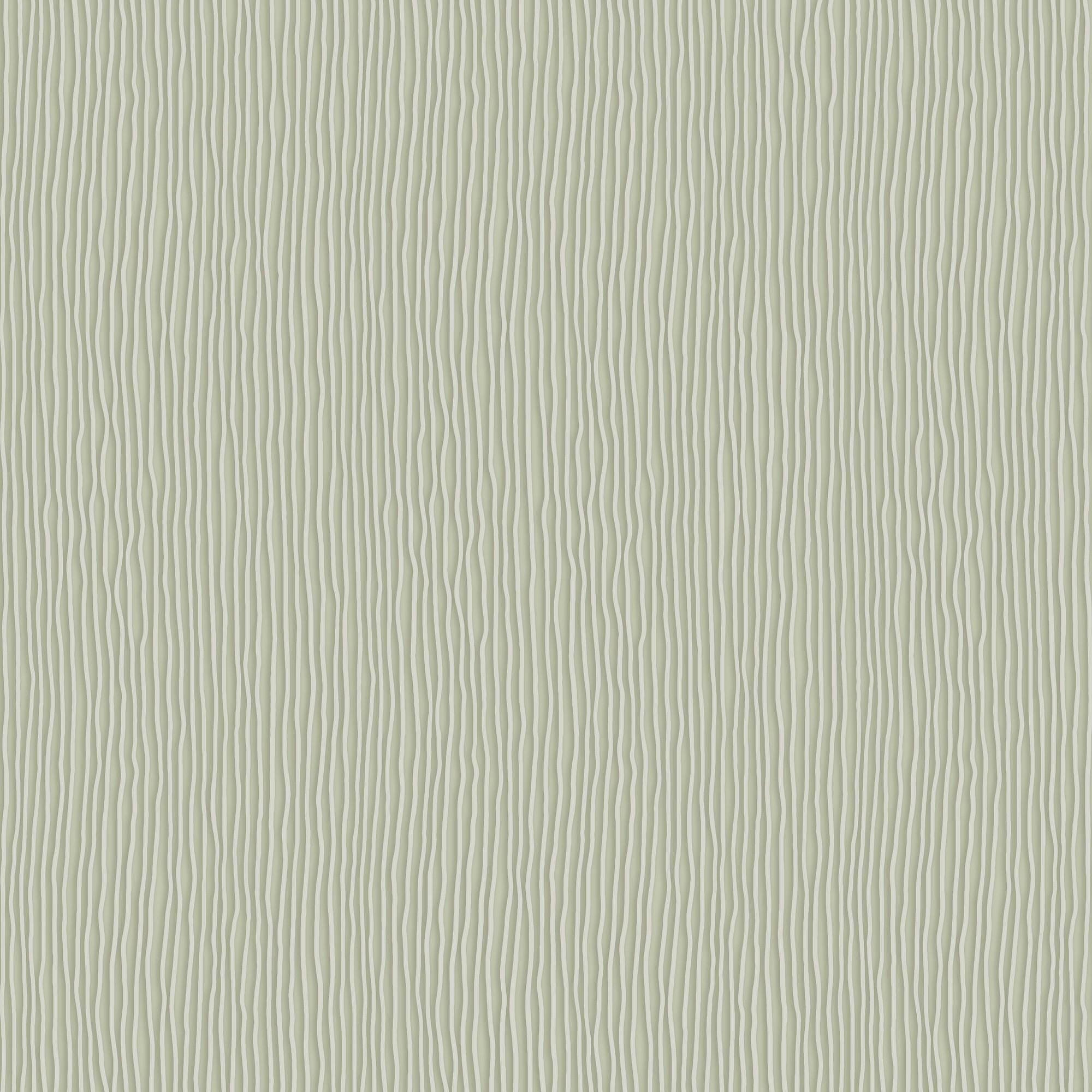 VLIESTAPETE Organisch - Grün, Papier/Kunststoff (52/1000cm) - Sublime