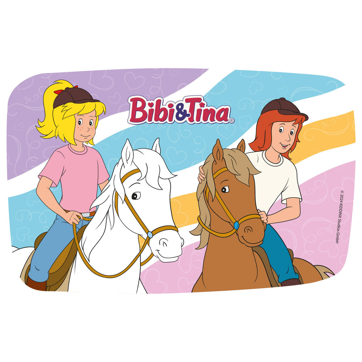 BROTDOSE Bibi & Tina BFF Silber 20 x 14,5 x 6,5 cm - Grau, Metall (20/6.5/14.5cm) - United Labels