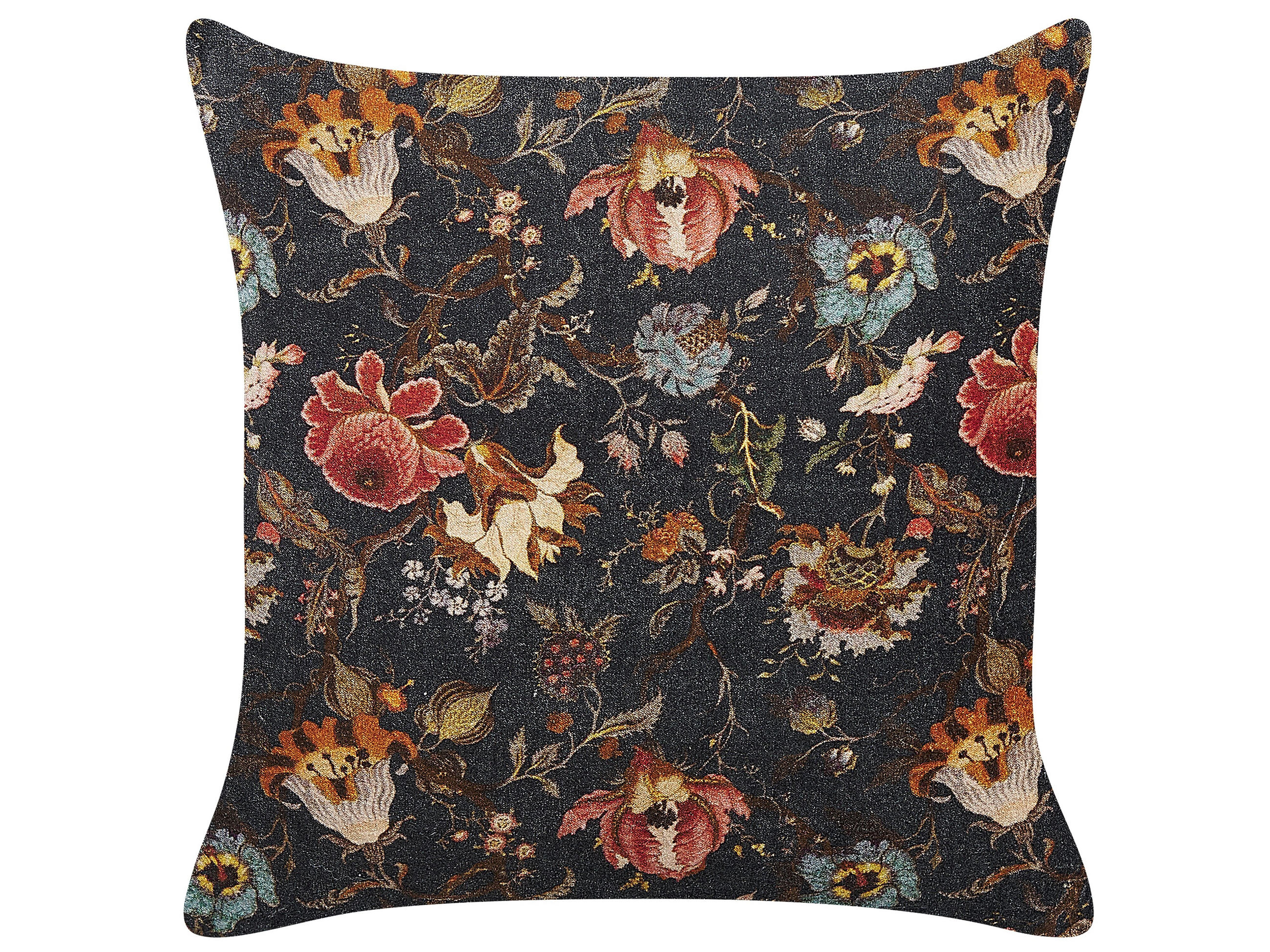 DEKOKISSEN Bunt 45/45 cm Ramonda - Multicolor, Textil (45/45cm) - Beliani
