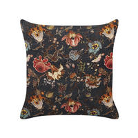 DEKOKISSEN Bunt 45/45 cm Ramonda - Multicolor, Textil (45/45cm) - Beliani