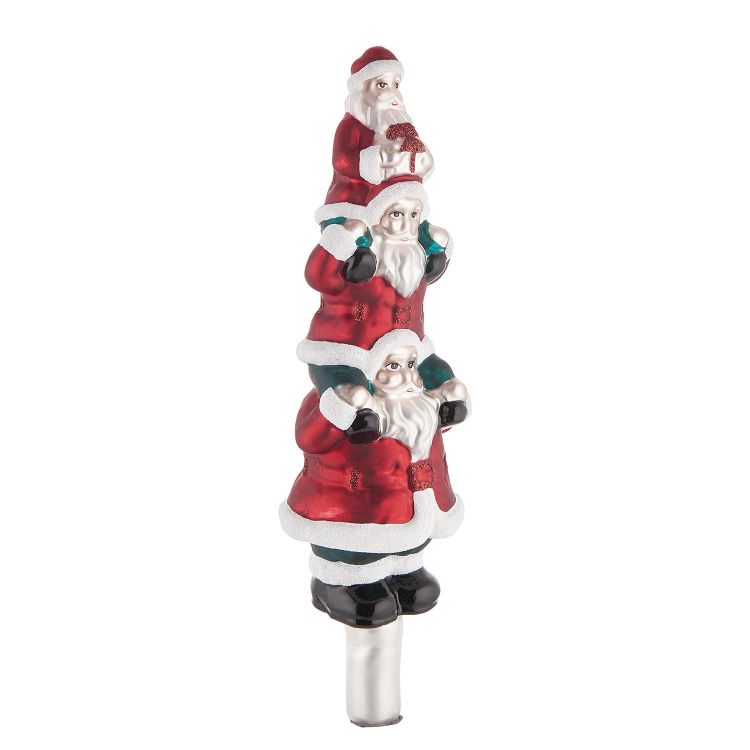 BAUMSPITZE X-Mas - Rot, Glas (31cm) - Butlers