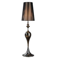 STEHLEUCHTE LUCIE Metall Schwarz 160 cm - Schwarz, Metall (40/40/160cm) - riess-ambiente