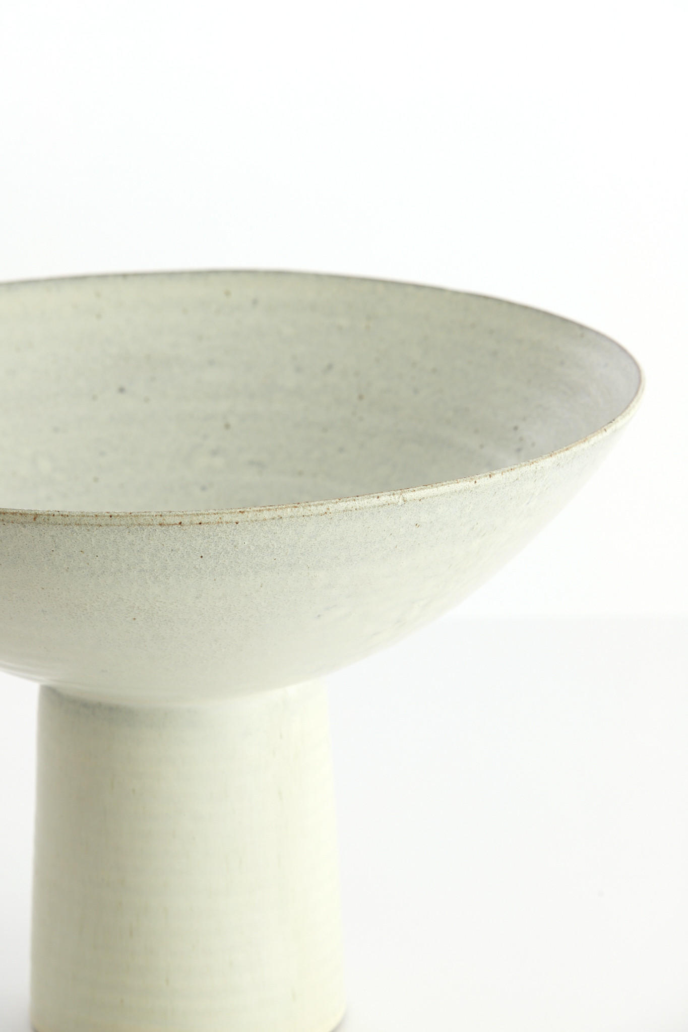 SCHALE Vasco Weiß Ø35,5/25,5 cm - Weiß, Keramik (25.5cm) - Light & Living