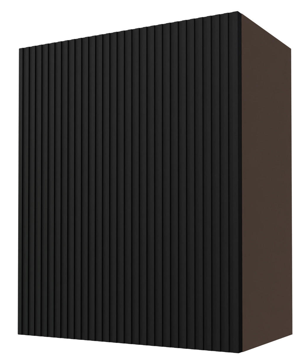 KÜCHENHÄNGESCHRANK Lamello W2/60 Schwarz Matt / Lava 60 / 32,5 / 72cm - Dunkelgrau/Schwarz, Holz/Holzwerkstoff (60/72/32.5cm) - Feldmann-Wohnen